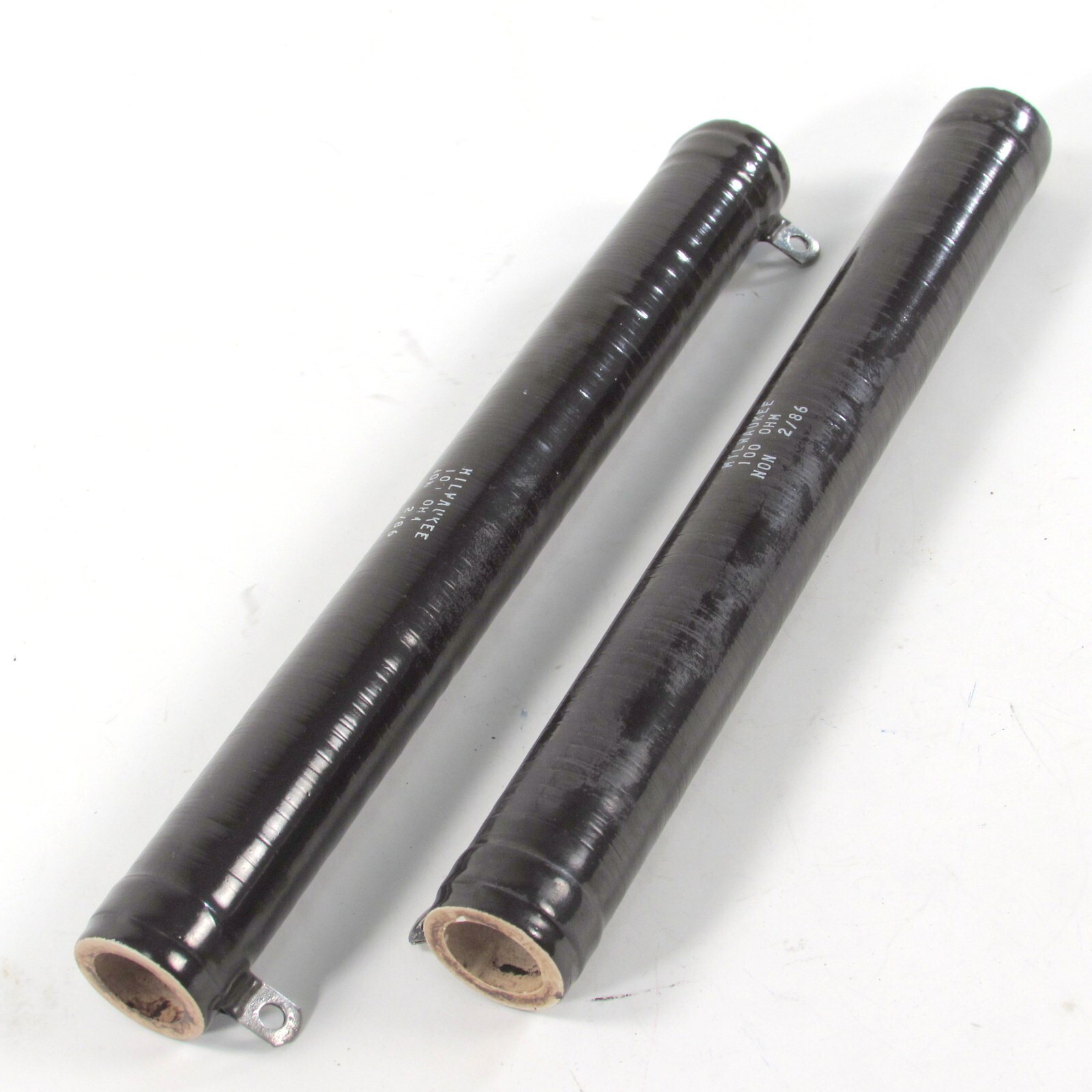 LOT of 2 Vishay Milwaukee RM001 100 OHM Resistor Non Inductive Reverse Wound NEW