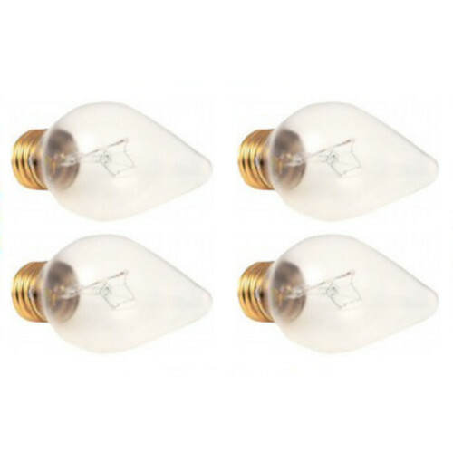 OCSParts Shatter Resistant 60W 120V Torpedo Shape Light Bulb (Pack of 4)