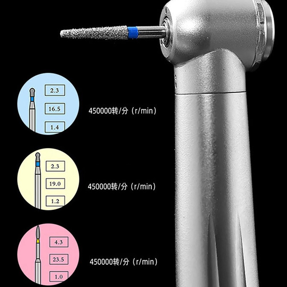 100 Pcs Dental Diamond Burs SR-11EF FG 1.6mm for High Speed Handpiece 10Pcs/Pack