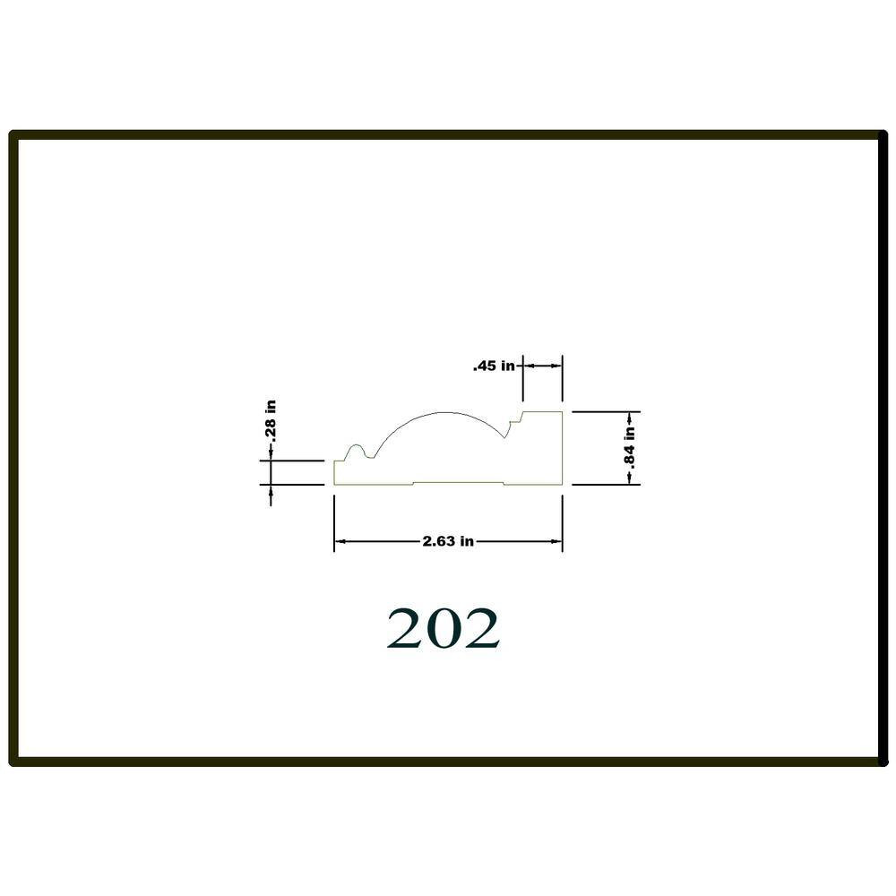 7/8 In. X 2-5/8 In. X 8 Ft. Basswood Wood Casing/Chair Rail Moulding