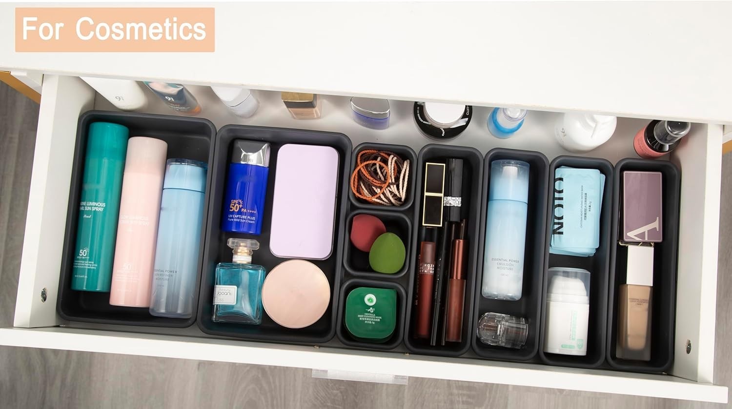 Effortless Organization: 25 Pcs Interlocking Desk Drawer Separators for Any Room