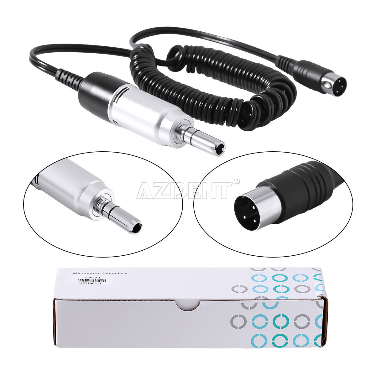 Dental Micro Motor Polishing Handpiece 35K RPM Plastic Head / E-Type Connector