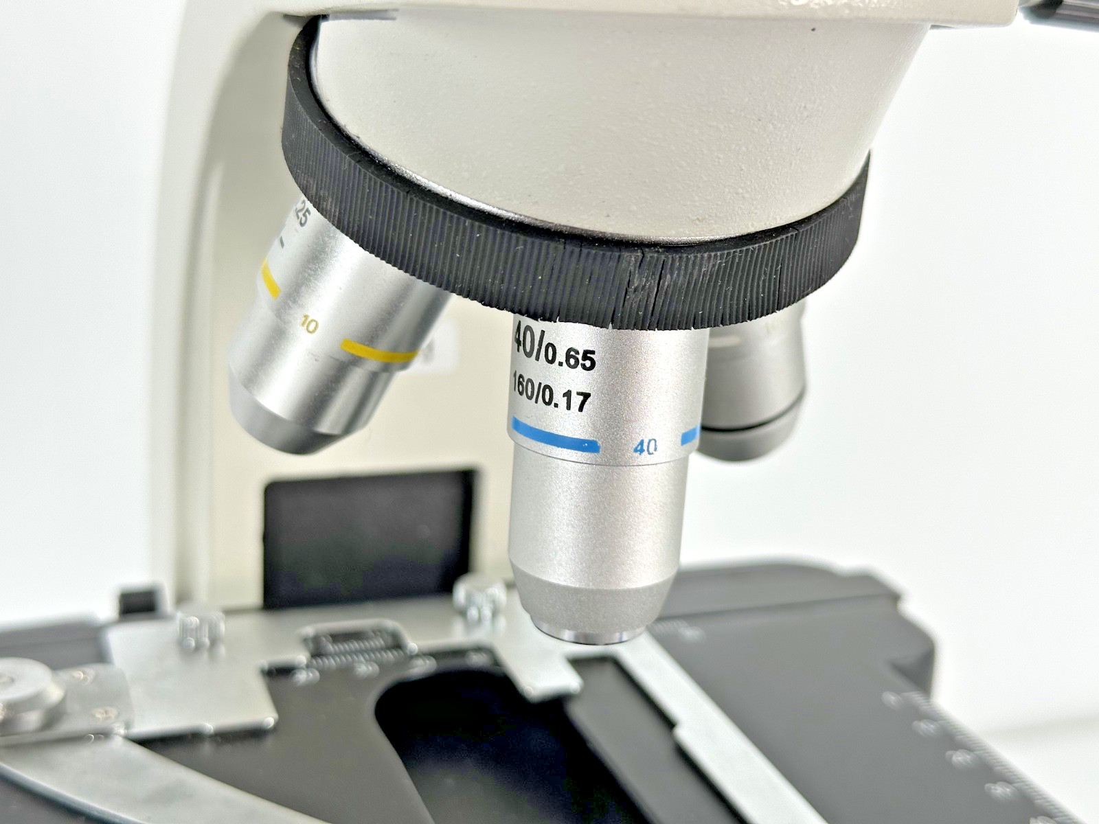 Unbranded Compound Laboratory Microscope 4x 10x 40x 100x Objectives