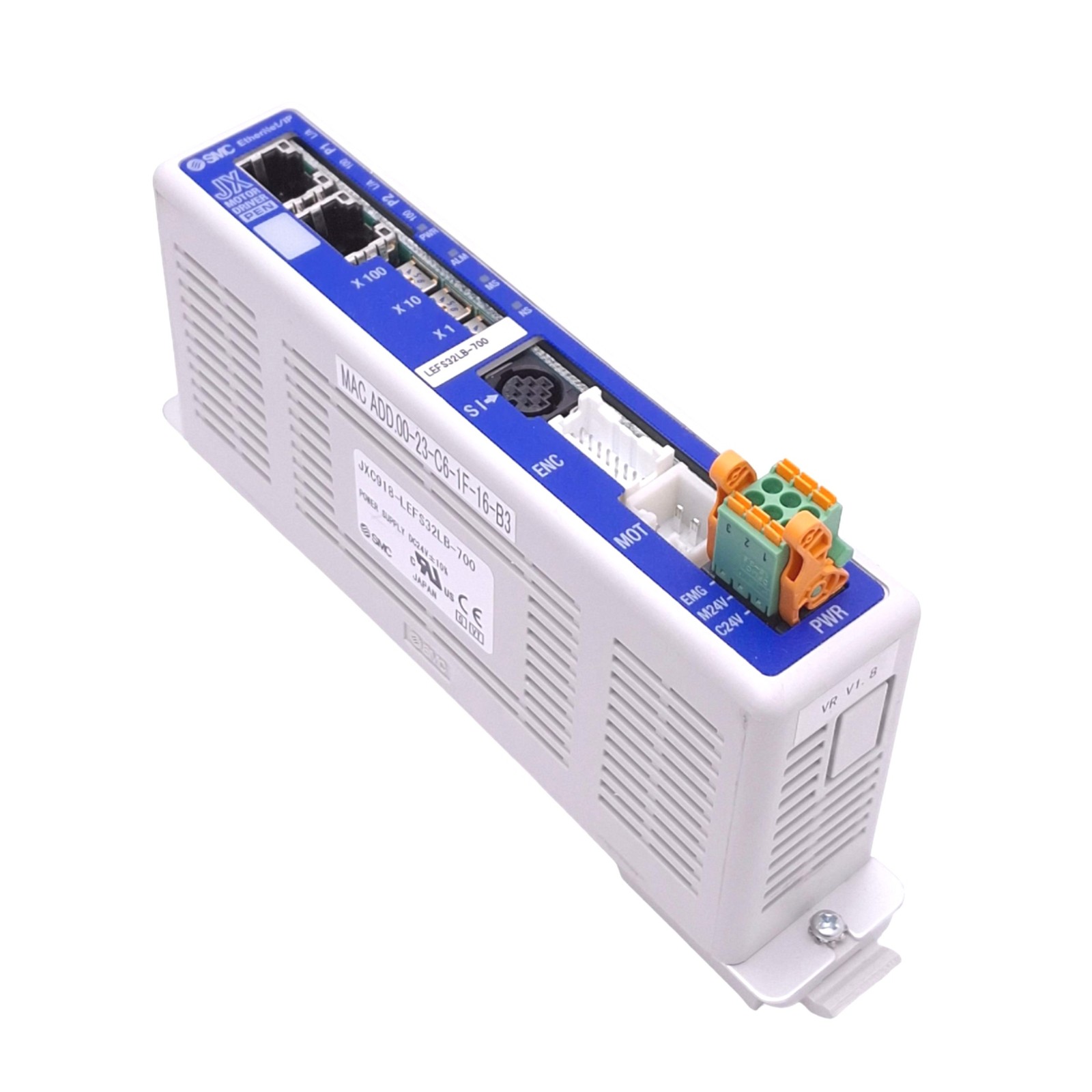 SMC JXC918-LEFS32LB-700 Electric Actuator Controller for LEFS32LB-700, 24VDC