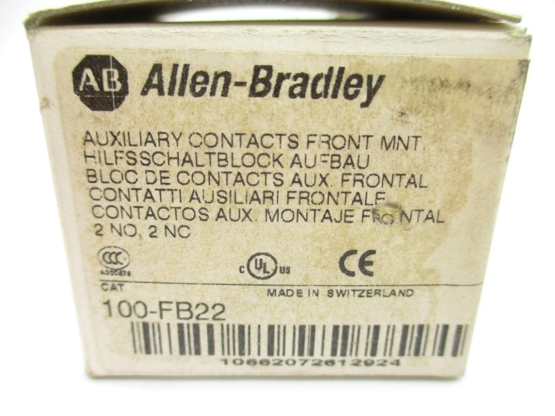 INDUSTRIAL SPARE PART 100-FB22 SER. B 600VAC 10A (WH) NSMP