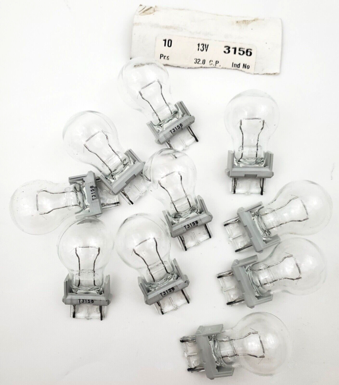 Lot of 9 Wagner 3156 13 Volt 32.0 CP Automotive Miniature Lamps