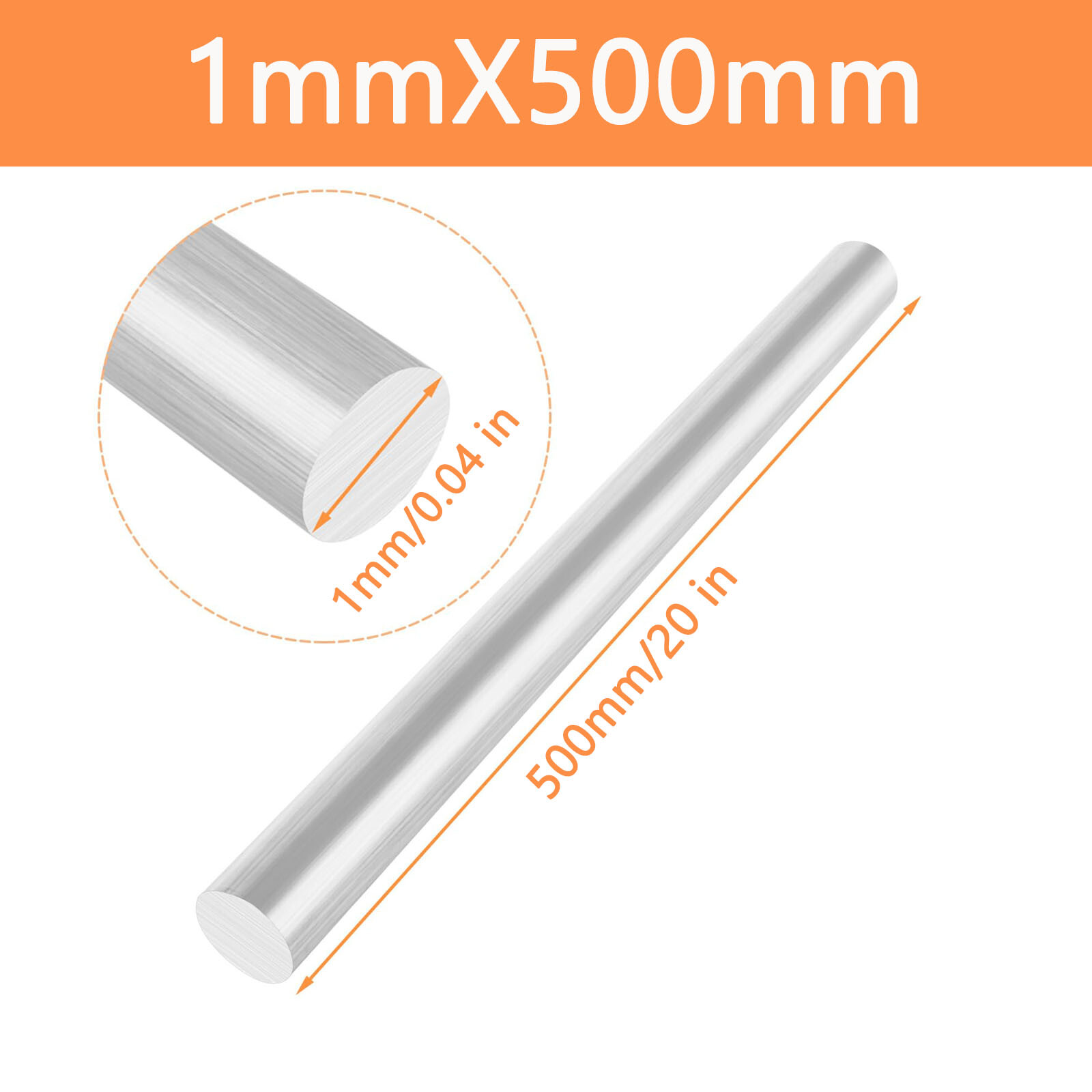 6061 ALUMINIUM ROUND BAR ROD 1mm 2mm 3mm 4mm 5mm 6mm 7mm 8mm 9mm 10mm To 200mm