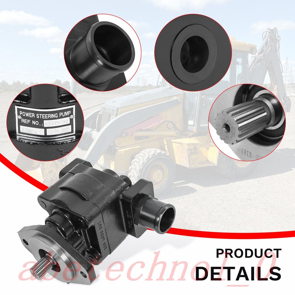 Hydraulic Pump Backhoe Loader for John Deere 210 310K 310E 310J 710D #AT179792