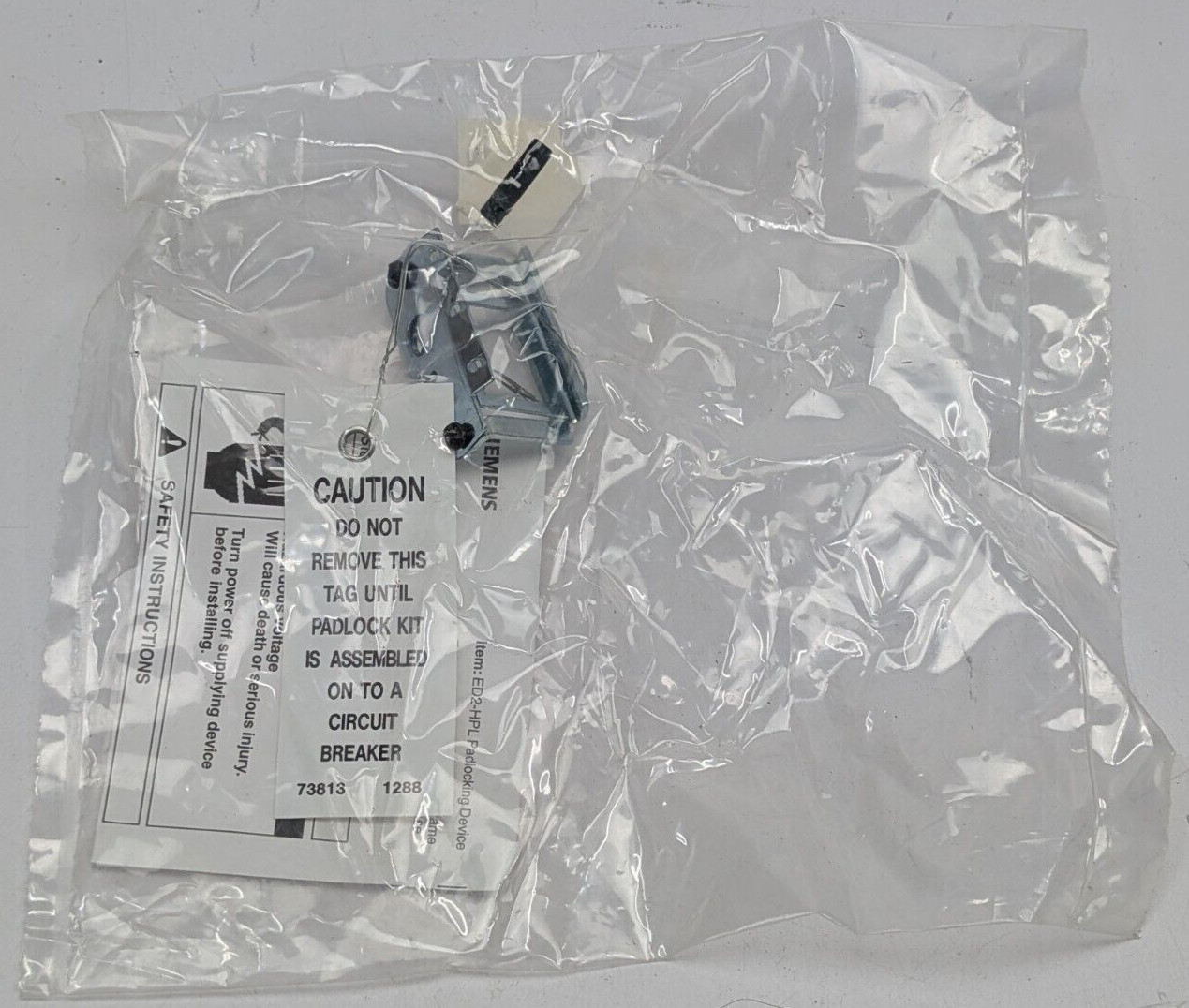 Lot of 11 NEW SIEMENS ED2-HPL CIRCUIT BREAKER PADLOCKING DEVICE