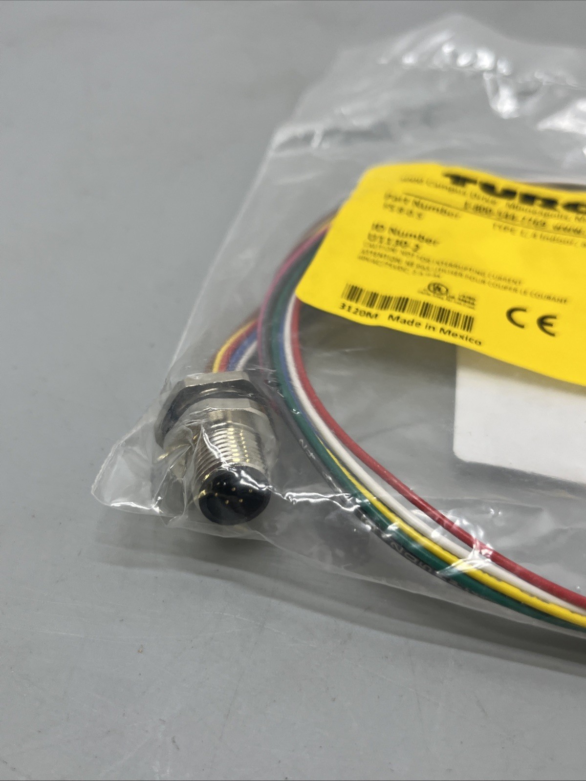 Turck Cable FS 8-0.5 U1130-2 60VAC/75VDC Euro Fast RoHS Compliant