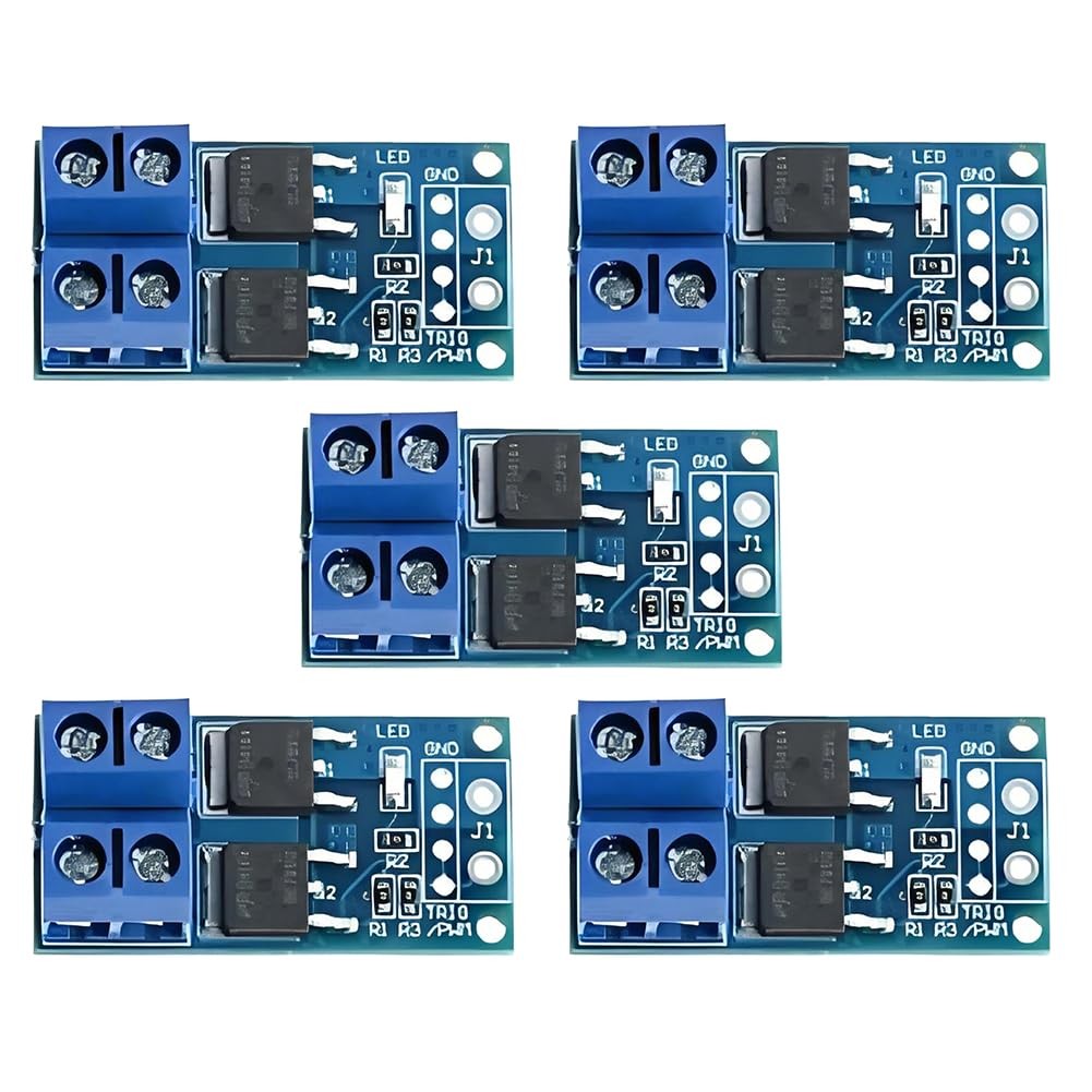 5PCS DC 5V-36V 15A(Max 30A) 400W Dual High-Power MOSFET Trigger Switch Drive …