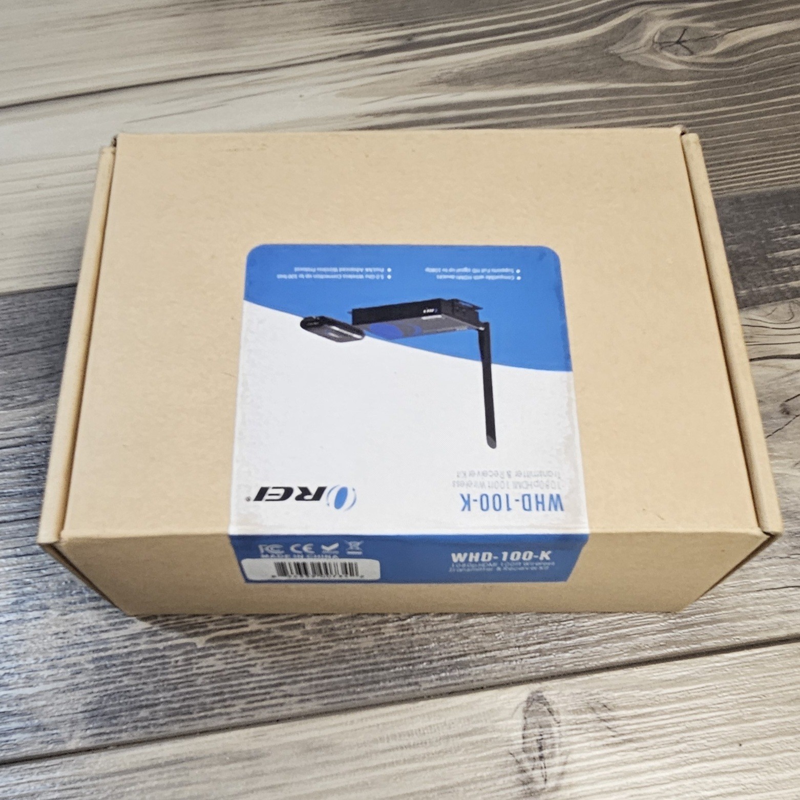 OREI WHD-100-K receiver 1080p hdmi 100ft. wireless transmitter & receiver.