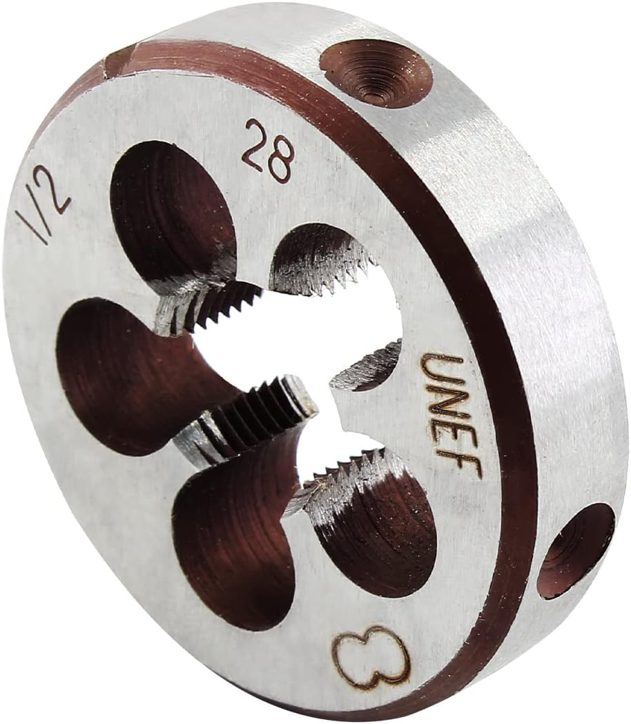 1/2-28 UNEF Right Hand Thread Die for Threading Mold Machining, 1/2 Inch Thread