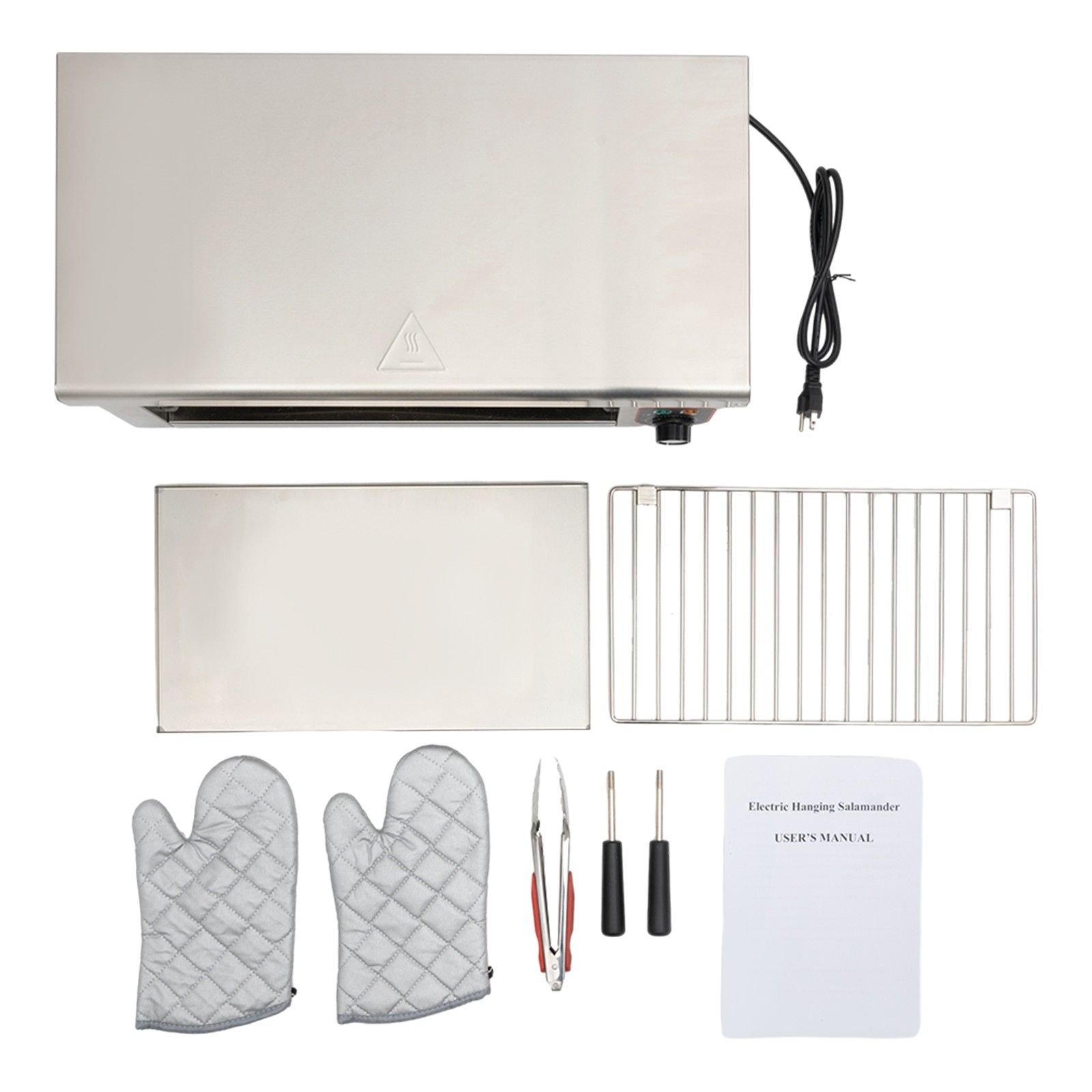 Salamander Broiler Fast Heating Toaster Oven 1500W Grid Electric Cheese Melter