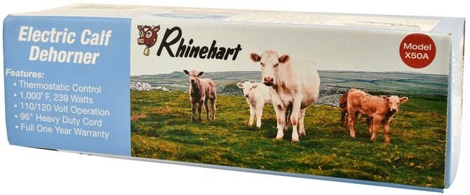 Rhinehart X-50 Electric Calf Dehorners & Adaptor Tips for Cattle, Goats & Lambs