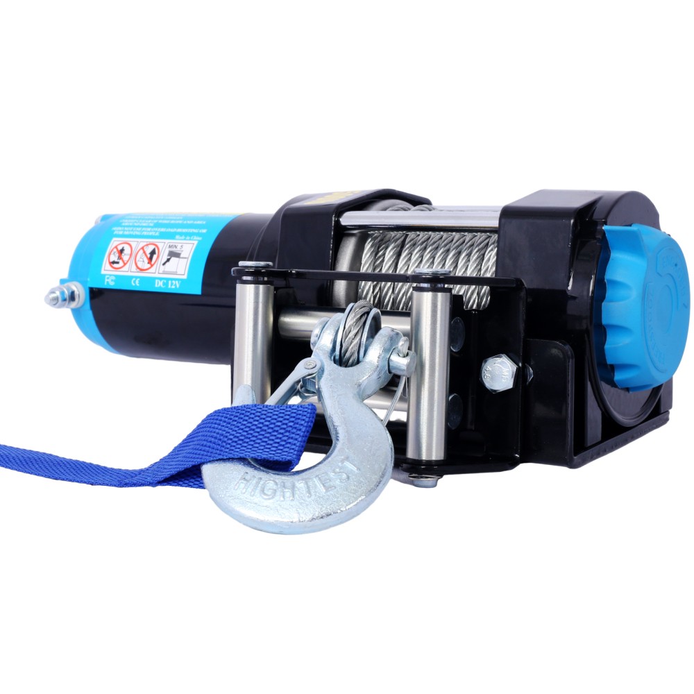 3500LBS Electric Winch 12V ATV UTV with Steel Cable, Wireless Remote & Roller…