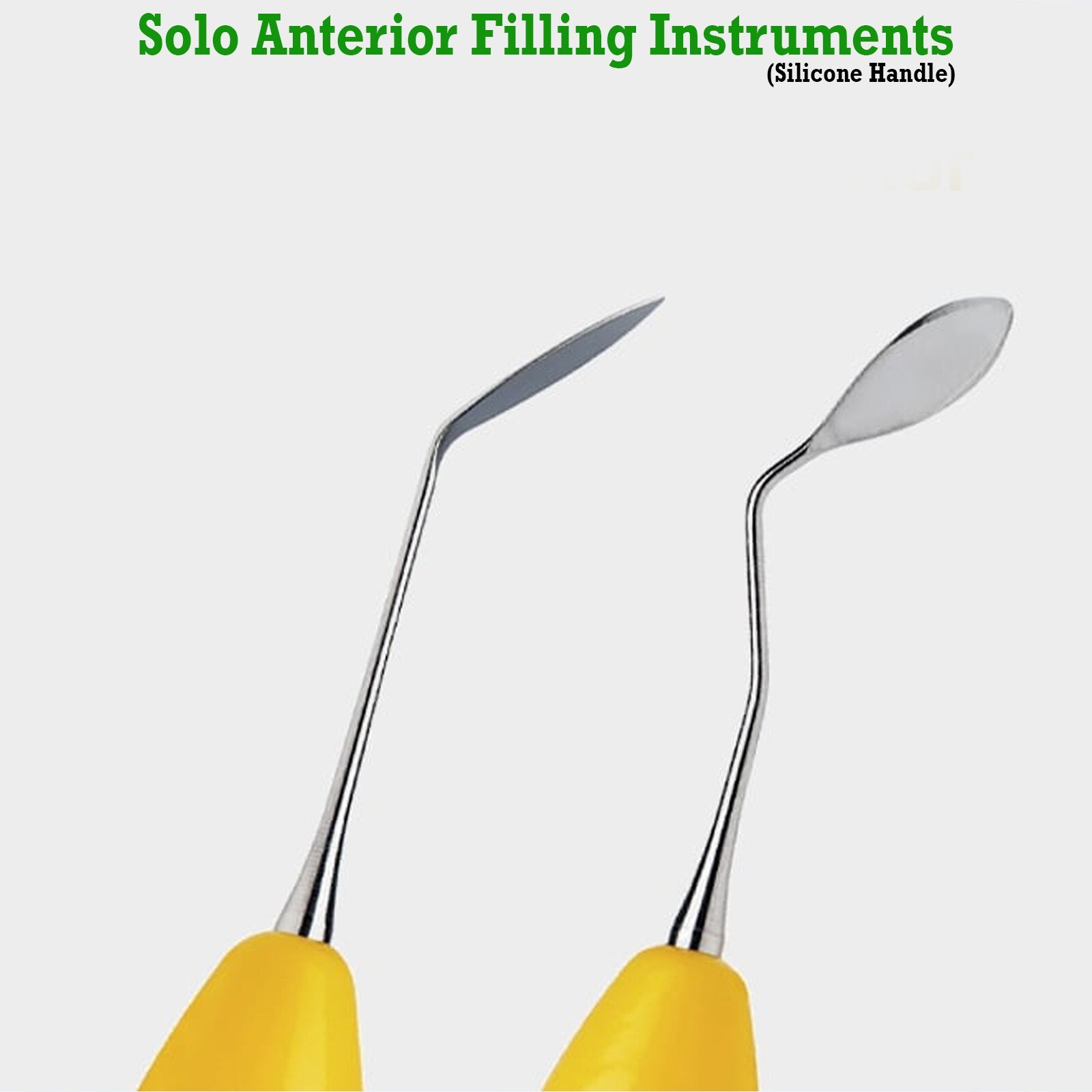 Solo Anterior Dental Composite Filling Instruments Restorative Silicone Handle