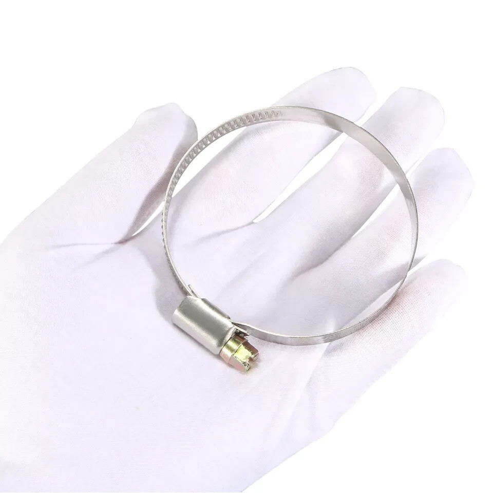 10pcs Clamping Range 50mm-70mm 9mmWidth Steel Hose Clamp