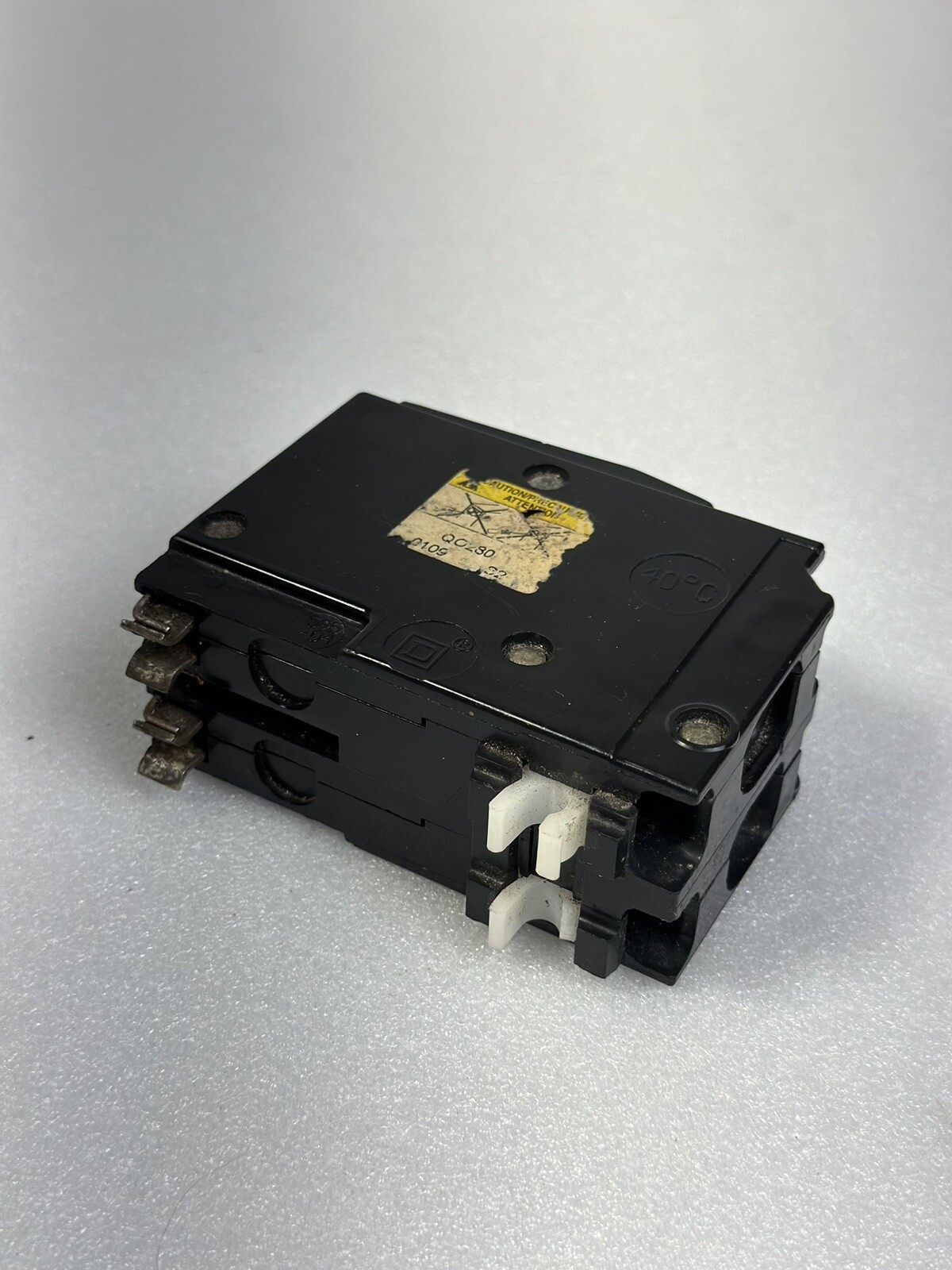 Square D QO280 Circuit Breaker 80 Amp 240 Volt 2P Black Plug In 10K