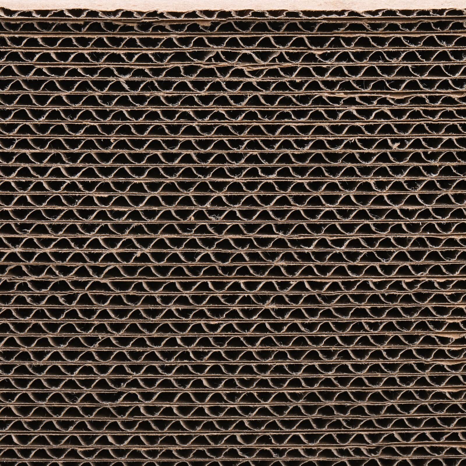 50 Pack Corrugated Cardboard Sheets 12×12 Inch 2mm Thick Filler Pads Brown