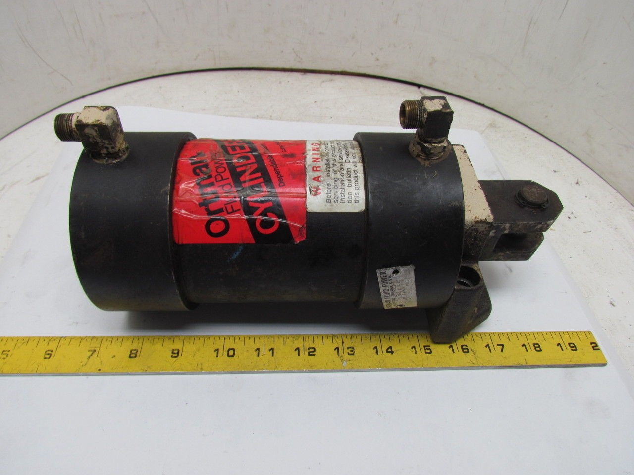 Ortman 3.500X4.250 Pneumatic Air Cylinder 3-1/2″ Bore 4-1/4″ Stroke Roundline