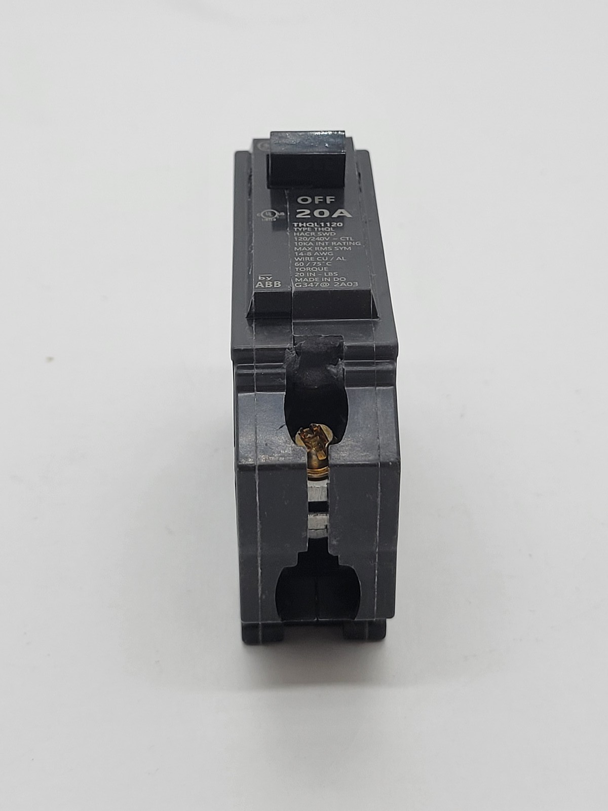 10PC General Electric THQL1120 Plug-In Circuit Breaker 20A 1P 120/240V THQL