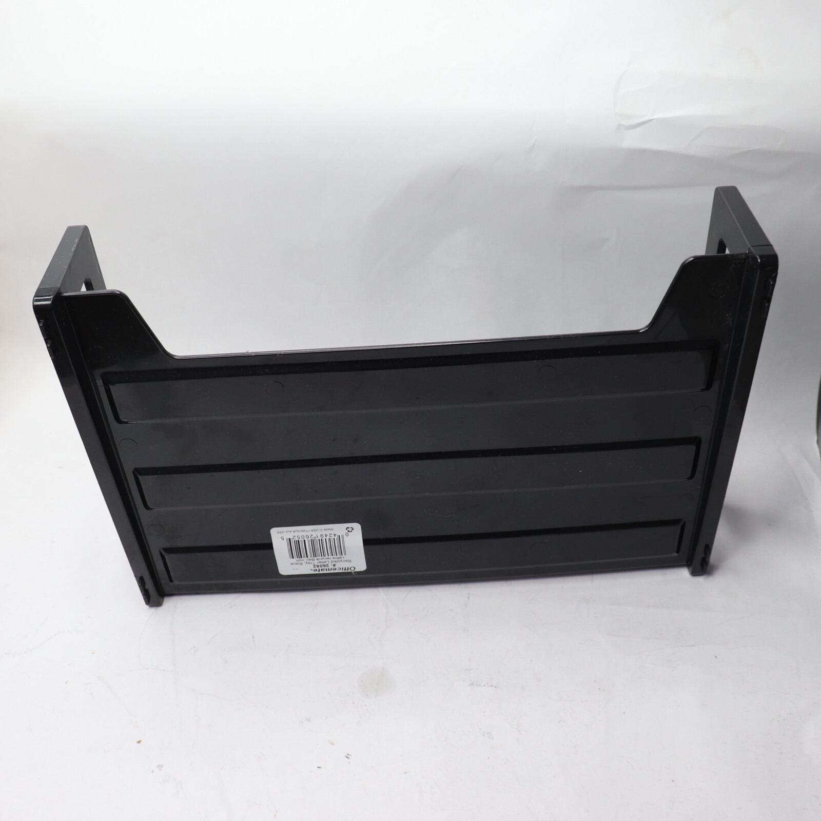 OfficeMate Letter Tray Recycled Plastic 2.8″ Height x 13.2″ Width x 9″ Depth