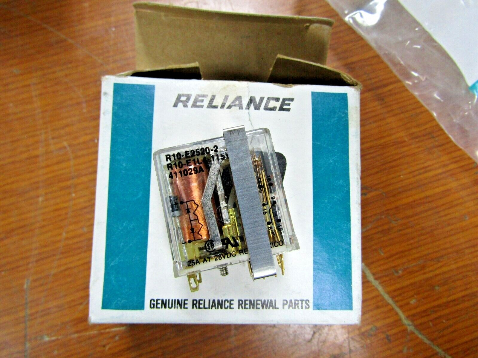 💥NEW RELIANCE ELECTRIC GENERAL PURPOSE RELAY 115V 411029-A