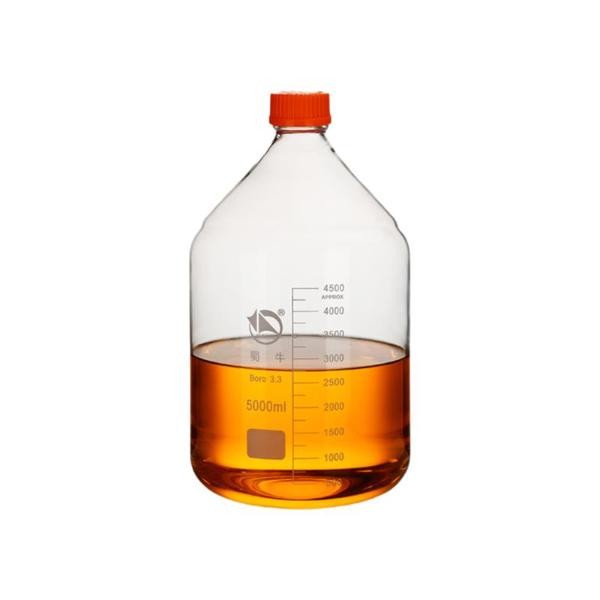 Sample Bottle Lab Supply 100ml-5000ml Amber Borosilicate Reagent GL45 Cap