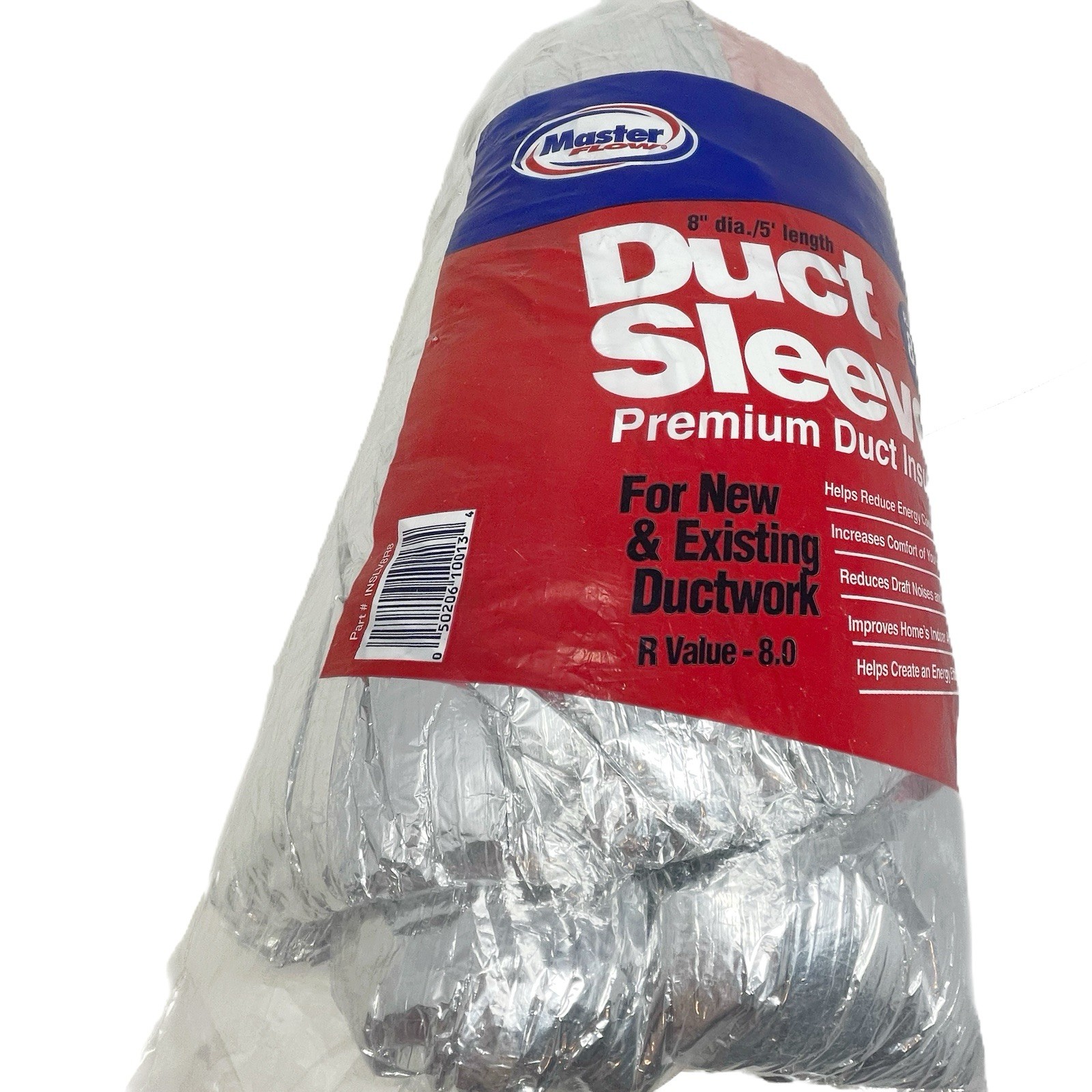 Master Flow 8 in. Dia R-8 Ductwork Insulation Sleeve
