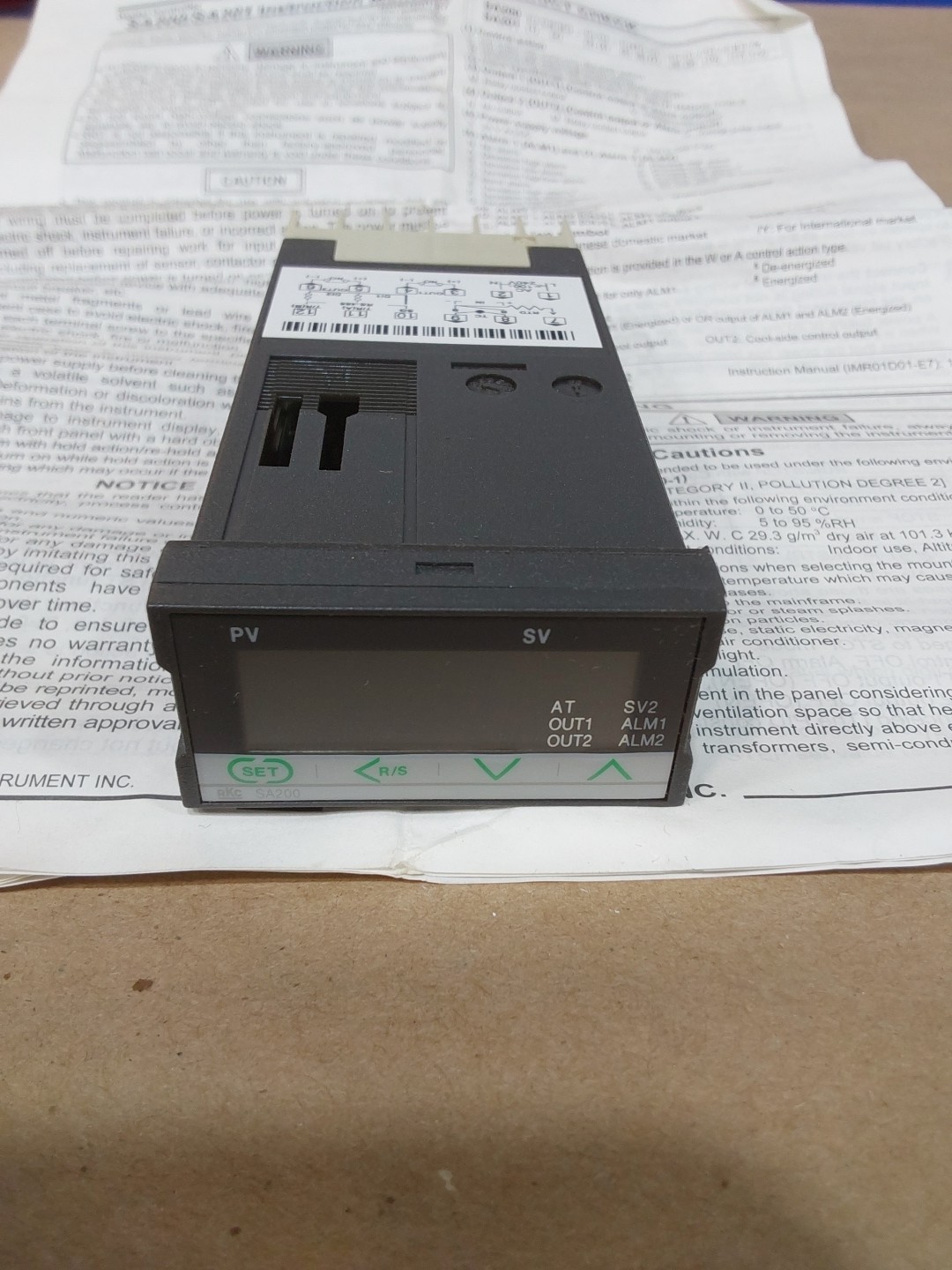 RKC DIGITAL TEMPERATURE CONTROLLER SA200 7287