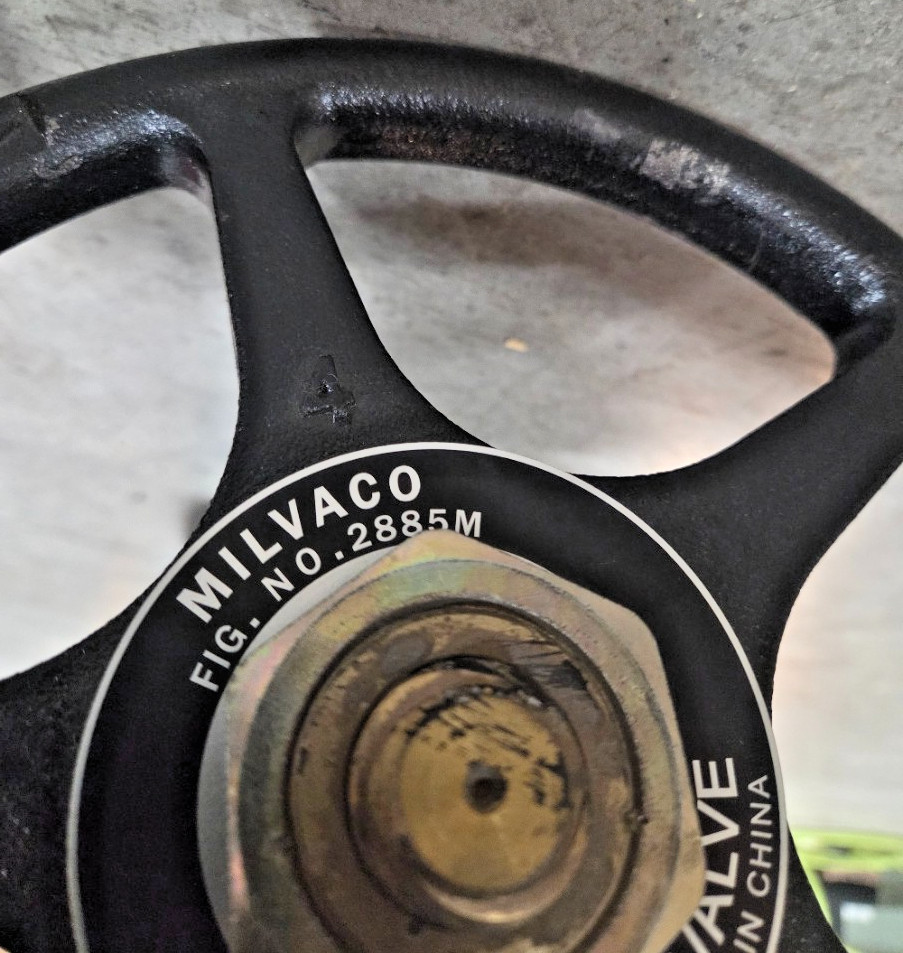 Milwaukee Valve 2885-M-4, 4″ Cast Iron Flanged Gate Valve, 125S, 200WOG, B0029