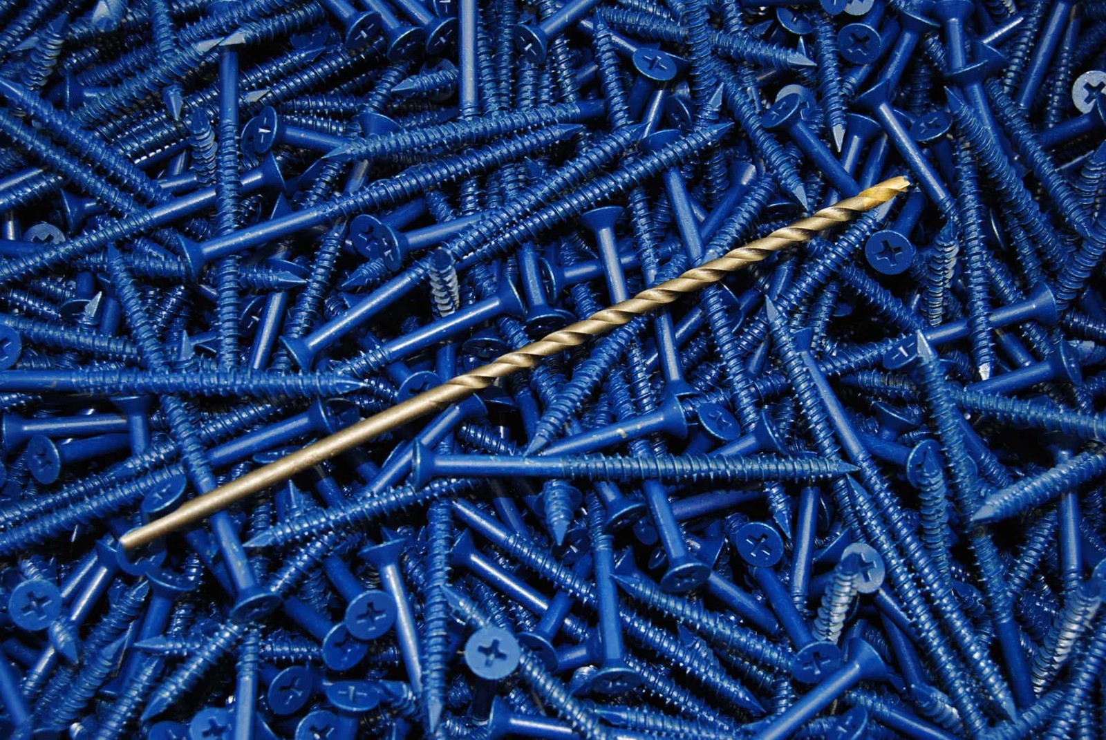 (1,500) Phillips Flat Head 3/16 x 3-1/4 Concrete Screws Tapcons + 3 Bits BULK