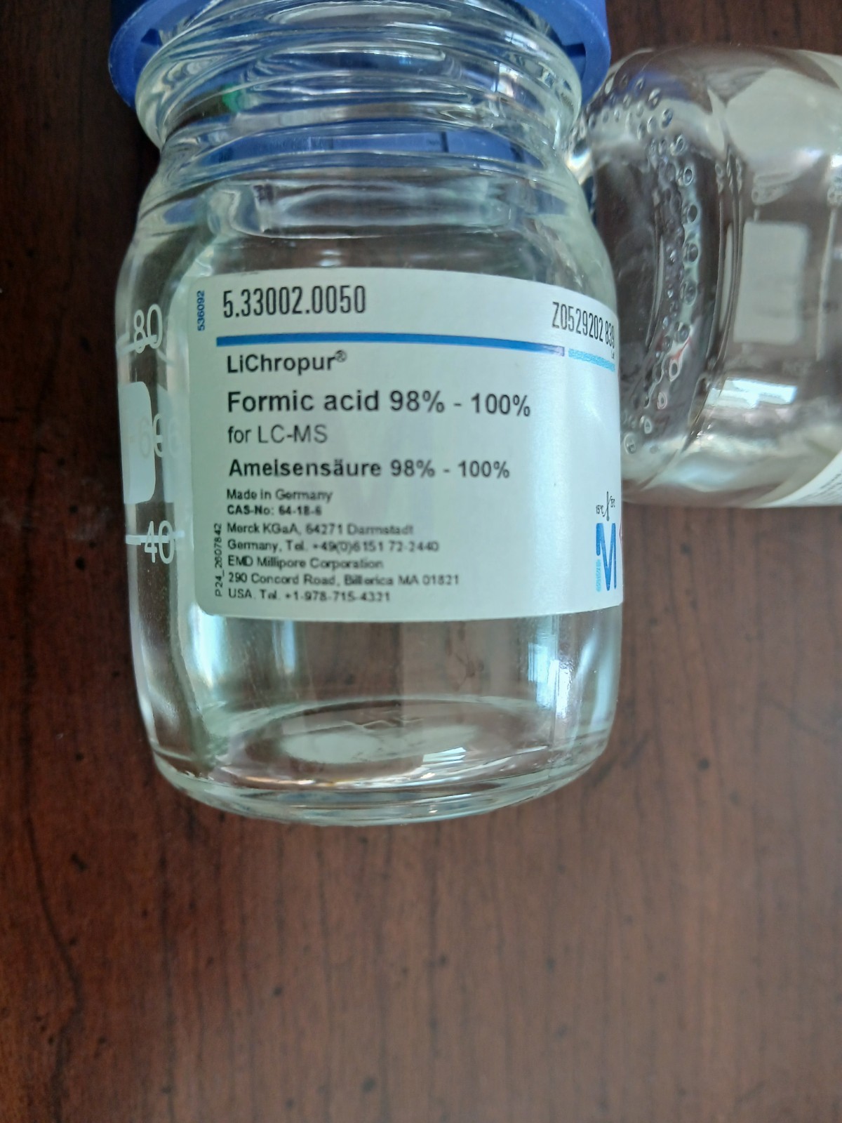 MilliporeSigma 98 to 100% LC-MS LiChropur™ 5.33002.0050 New 2021