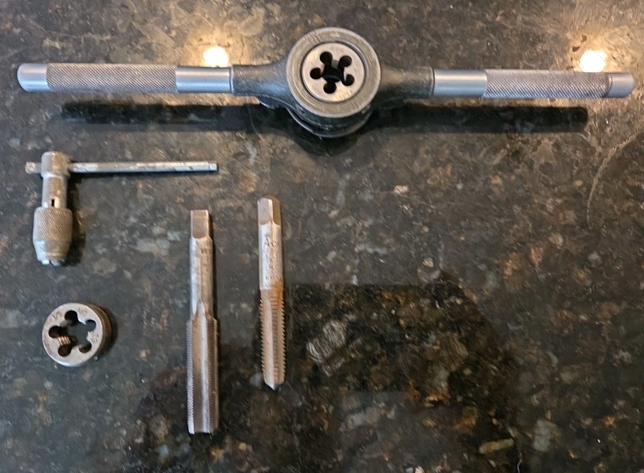 Vintage Die Handle Adjustable Tap Die Ace Usa