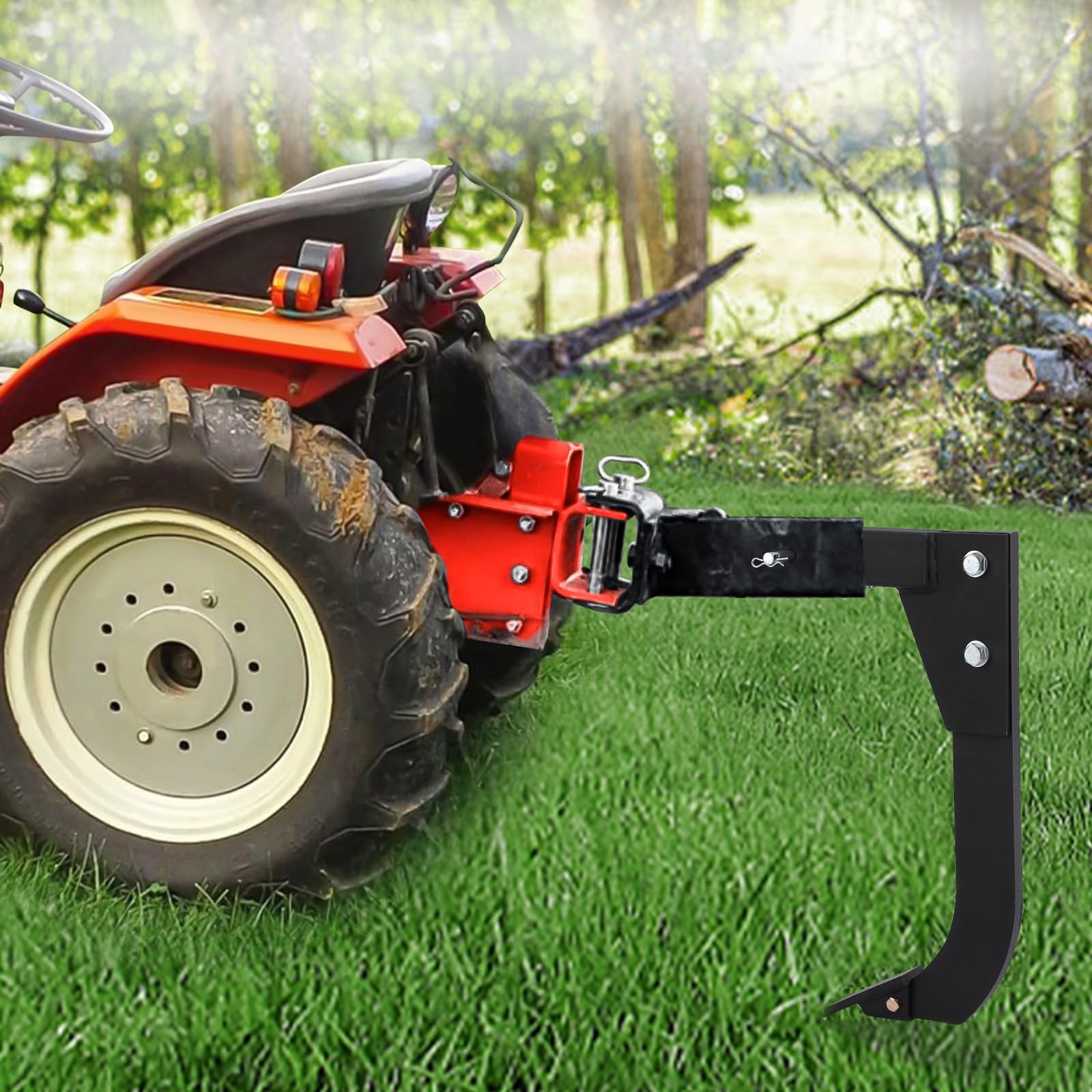 18” Scarifier Shank Hitch Mounted Trencher w/ 2 Replace Teeth Fit 2″ Receiver