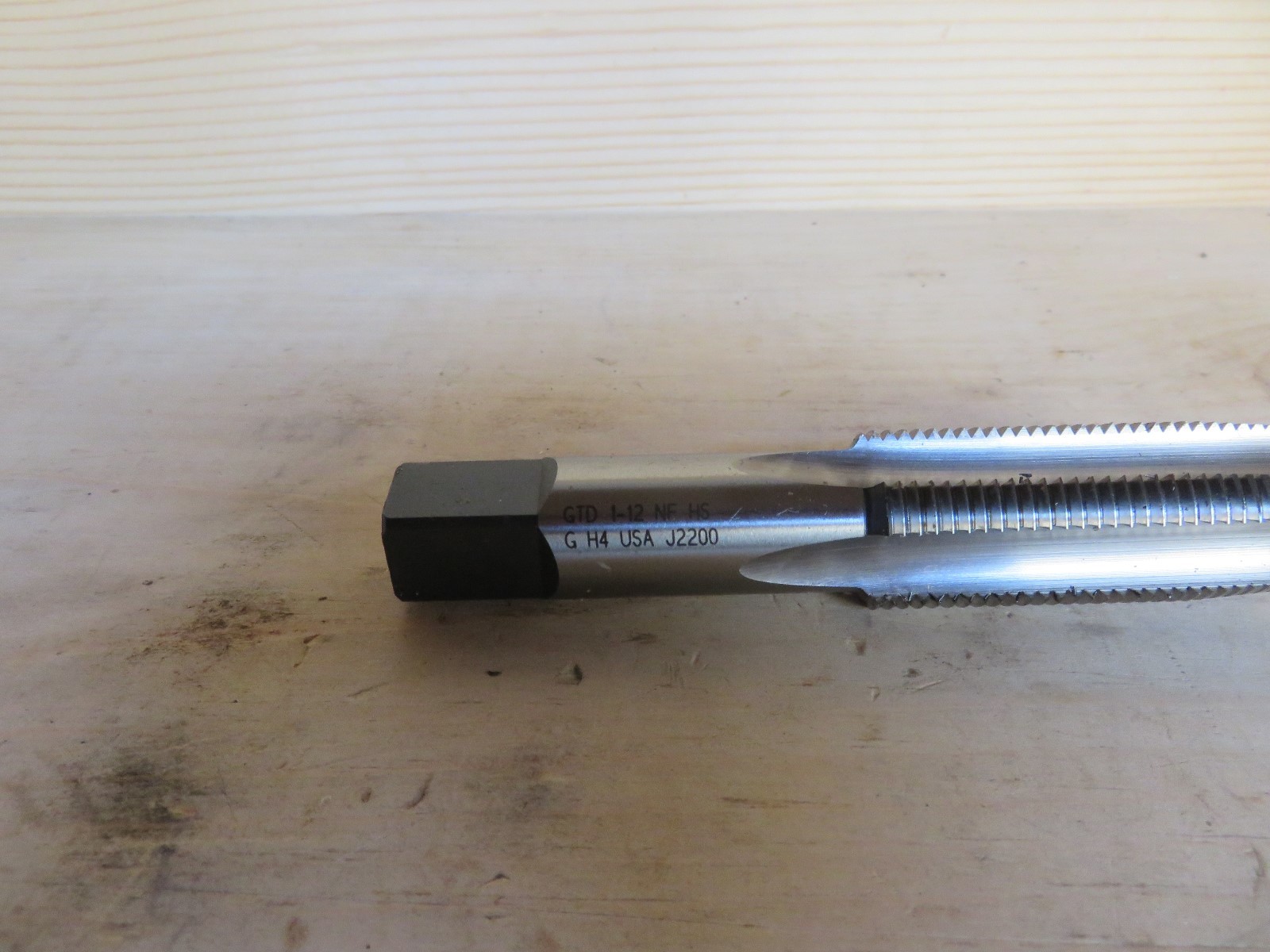 ( 5-pcs for 80.00 ) Greenfield Taps 1″-12 NF H-4 Taper (#147-58)