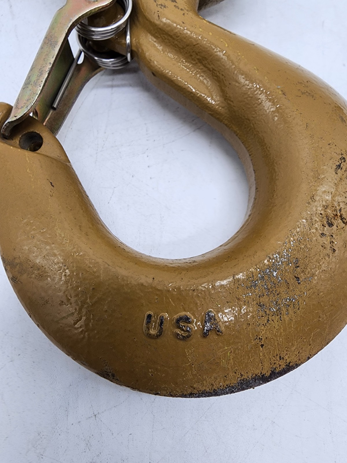 Crosby 5YB 4.5 Ton Swivel Eye Hoist Hook w/Latch Forged USA WLL 4.5T
