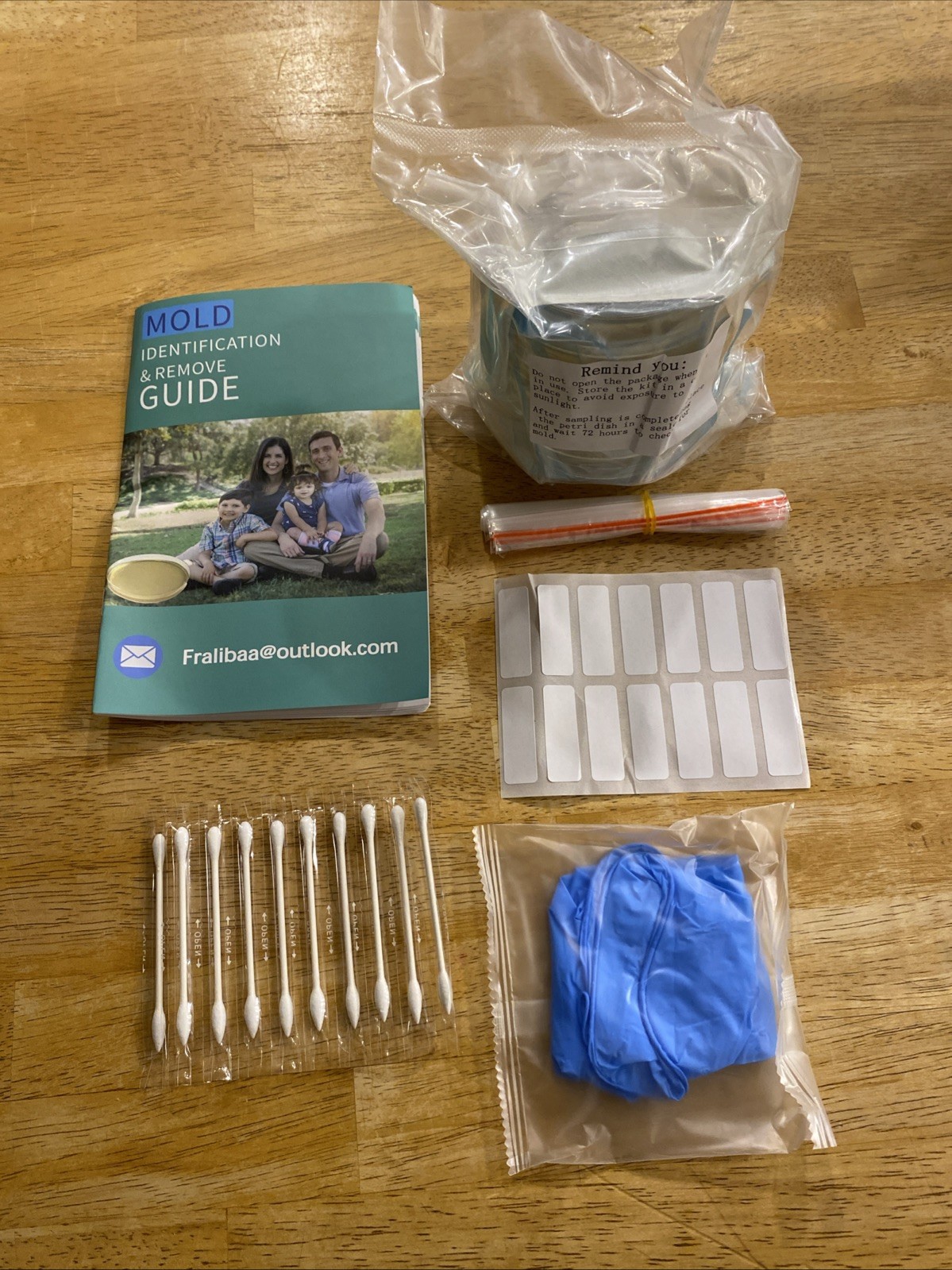 Mold test kit 6 individual New open box