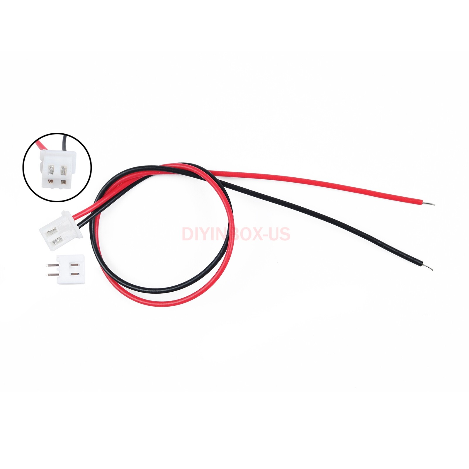 JST XH2.54mm 2 Pin Singleheaded Wire Cable Connector Set Male Female PCB USA!