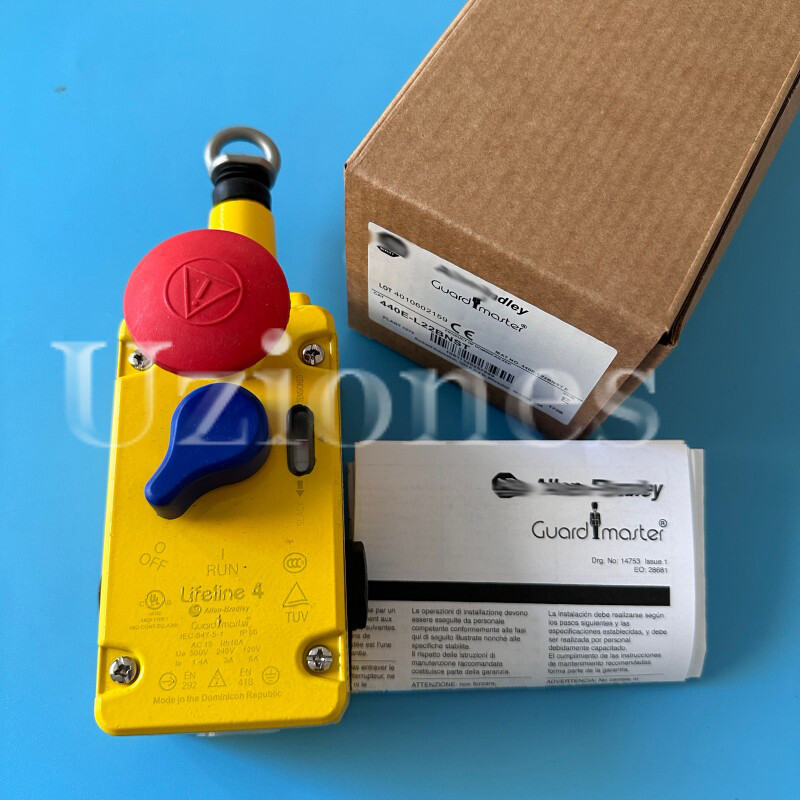 For Allen Bradley 440E-L22BNST Guardmaster Lifeline4 Emergency Cable Pull Switch