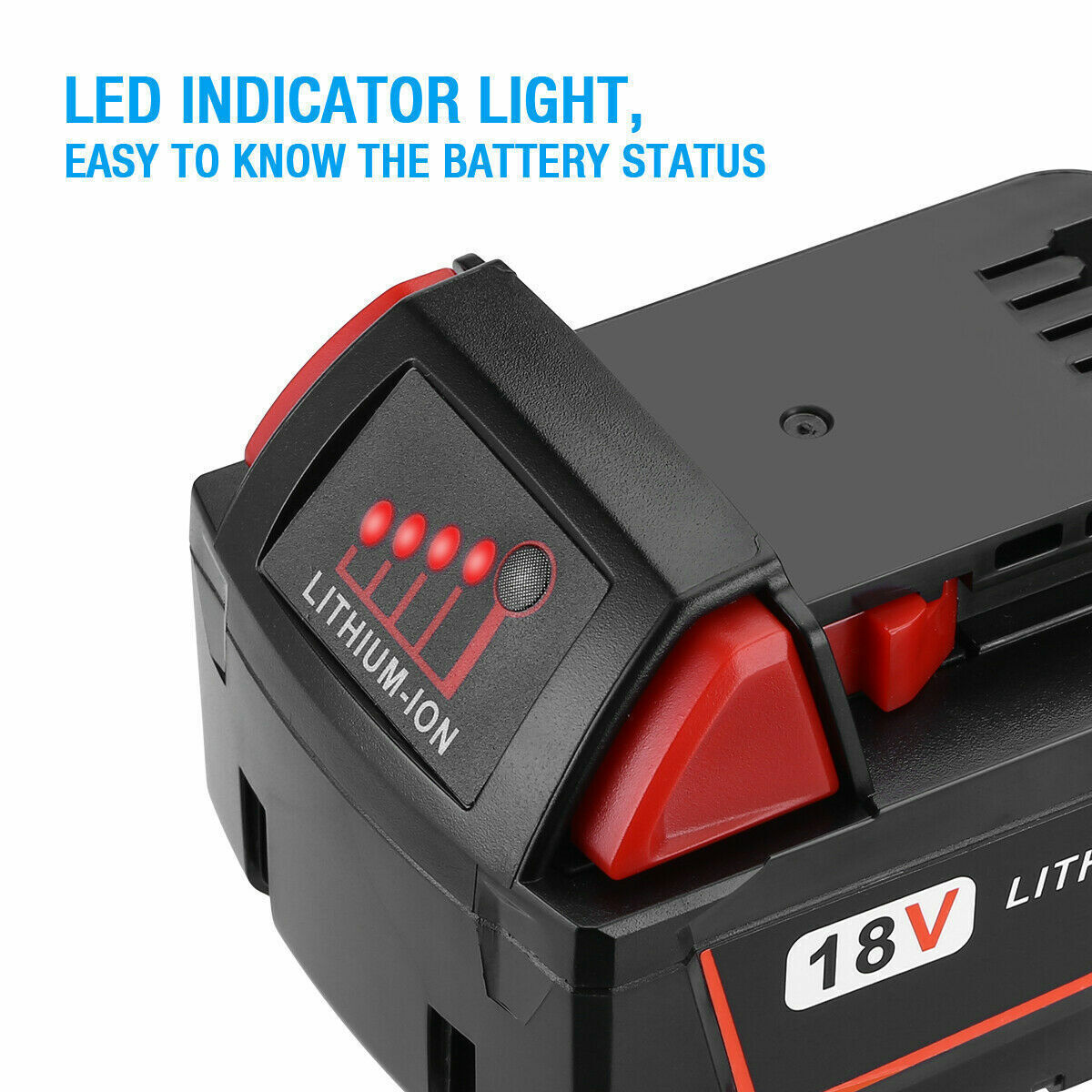 18V 12Ah Capacity Battery for Milwaukee M18 Extended Li-Ion XC M18B5 48-11-1850*