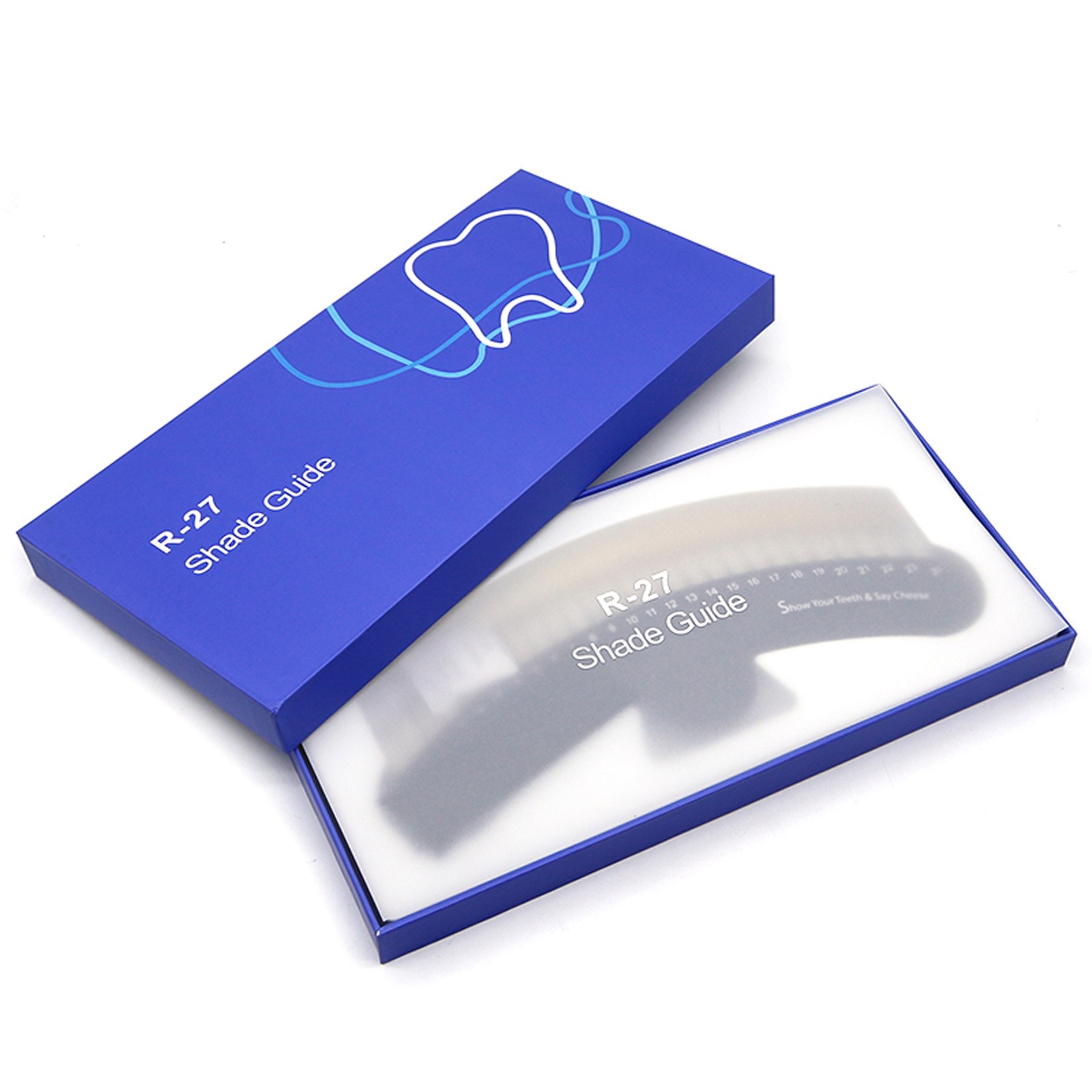 Shade Guide Dental Teeth Whitening Bleaching Comparison Shade Guide 27 Colors