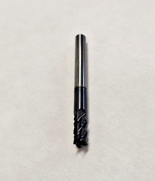 Accupro 3/16 x 3/16 x 3/8 x 2 Carbide End Mill EM Chip Breaker Altin