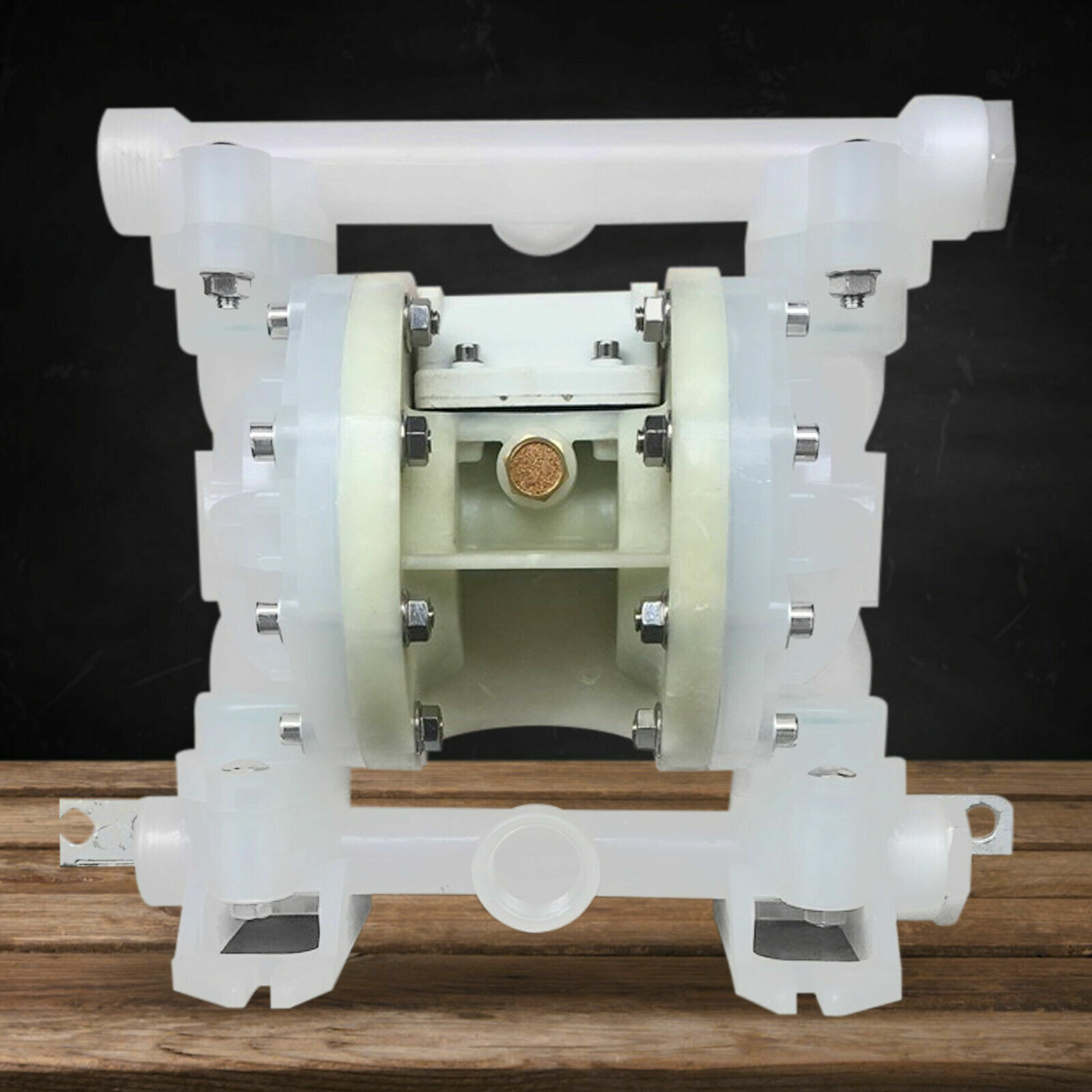 Air-Operated Double Diaphragm Pump Air Poly Pump Chemical Polypropylene