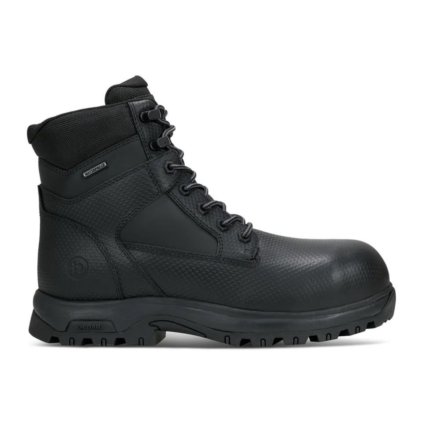 Dunham 8000 Works 6″ Safety Boot (Men) – Black Textured Leather Size 10.5 6E