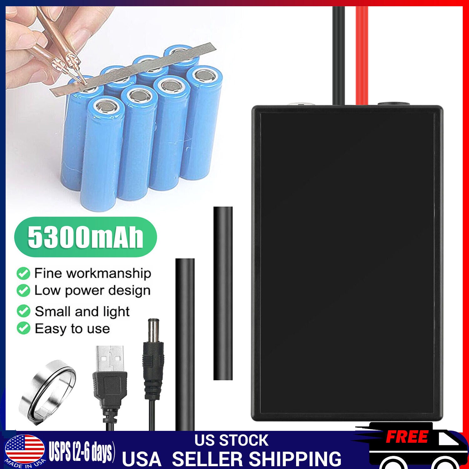 Mini DIY Spot Welder Machine 6 Gears For 18650 Battery Welding Tool Kit Portable