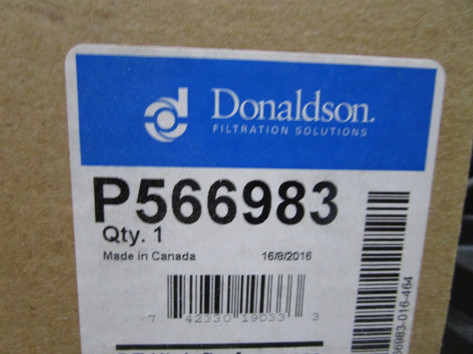 DONALDSON P566983 HYDRAULIC FILTER, CARTRIDGE DT (OEM)