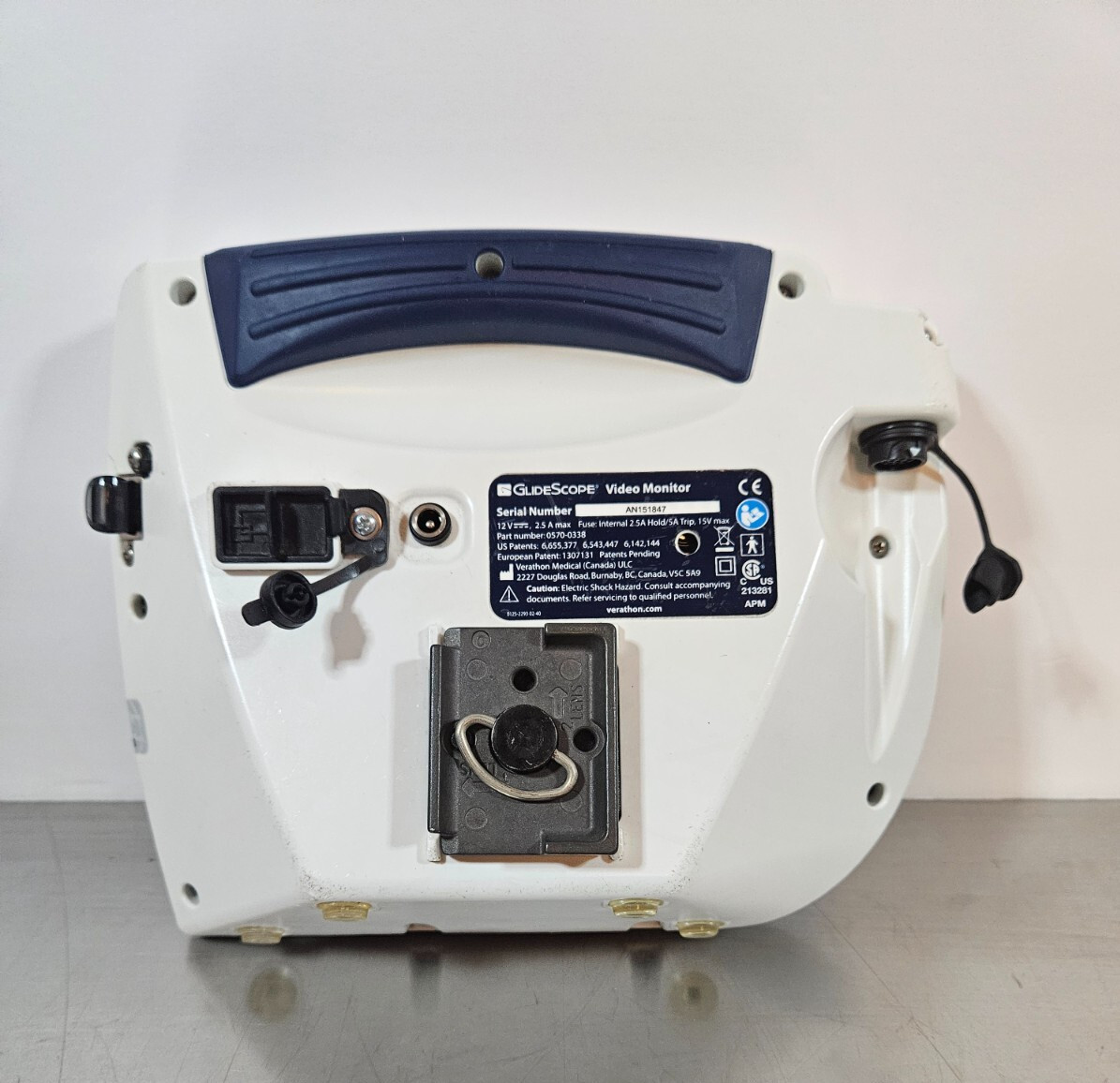 Verathon Glidescope spectrum, LoPro, MAC/Miller, gliderite, 0800-0543, 0570-0338