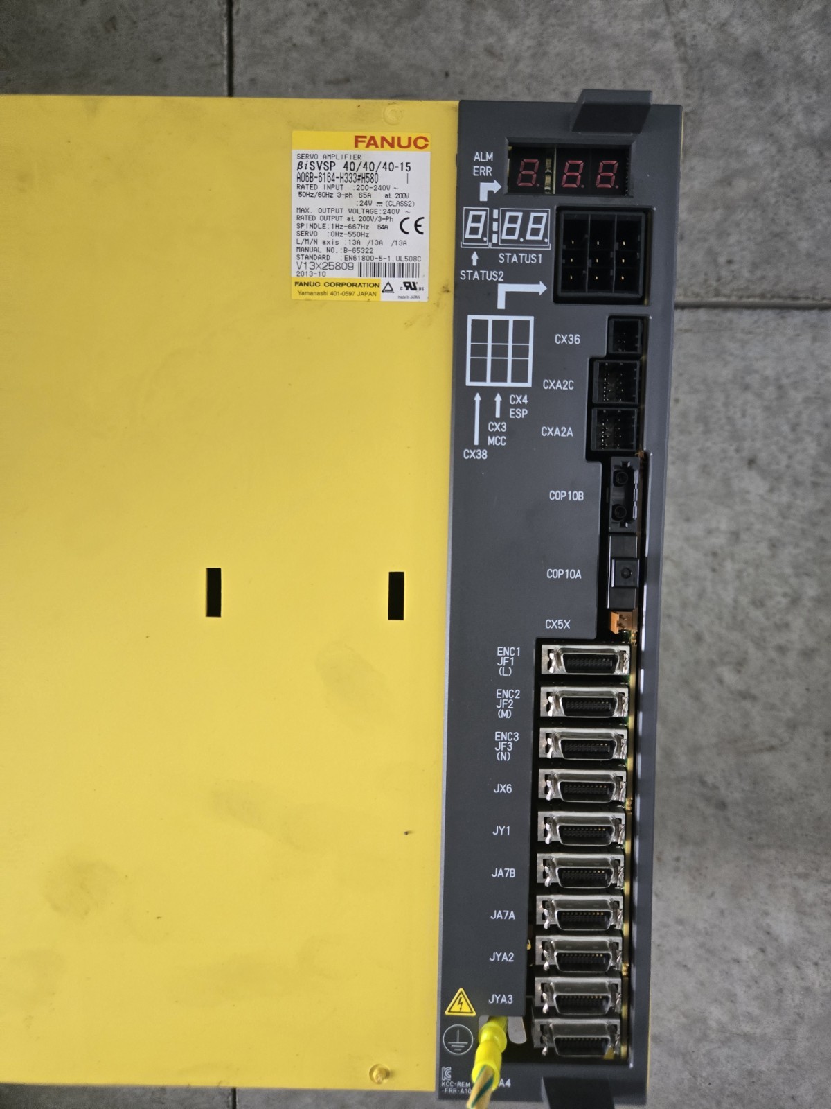 Qty 1 Fanuc Servo Drive A06B-6164-H333#H580 Ser I – Warranty & Free Shipping
